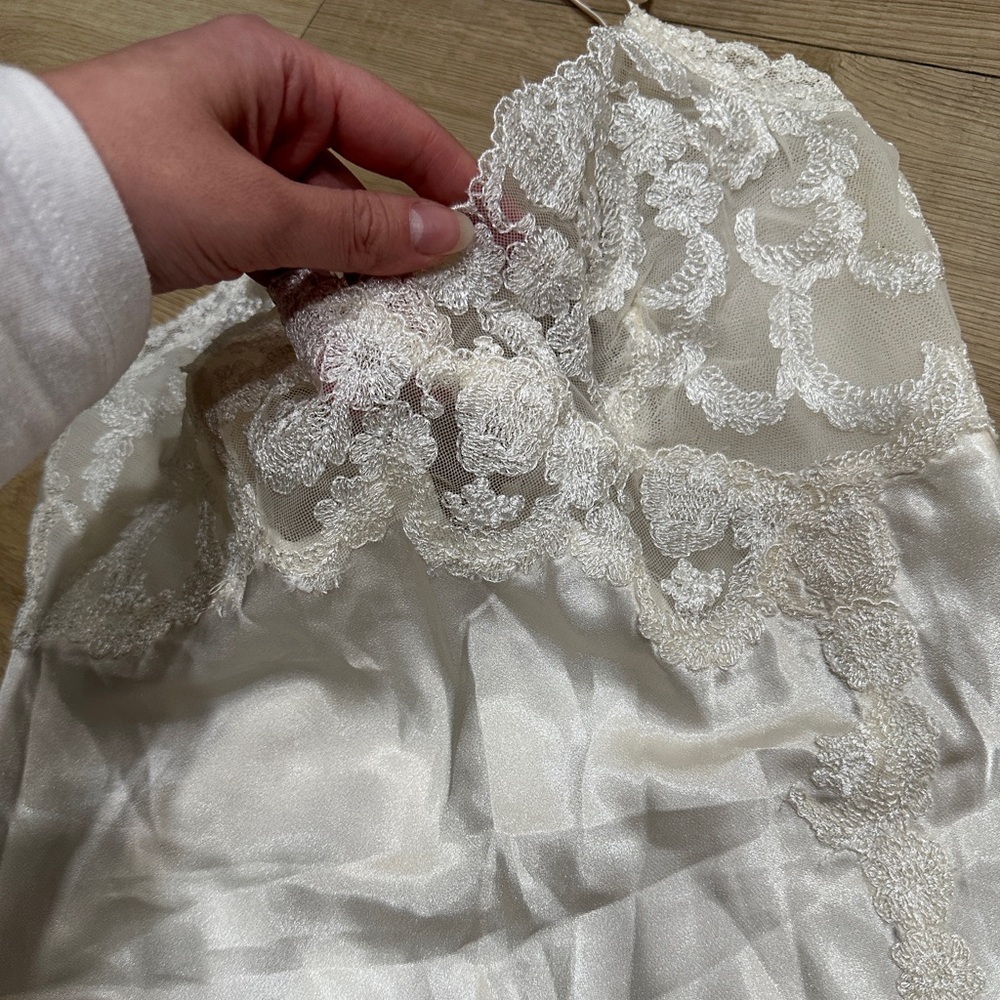 Vintage jonquil petite 80s 90s one of a kind! Elegant beige lace‎ lingerie - Picture 4 of 15